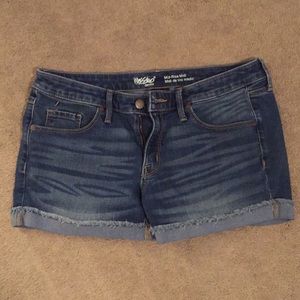 Mossimo Mid-Rise Denim Shorts